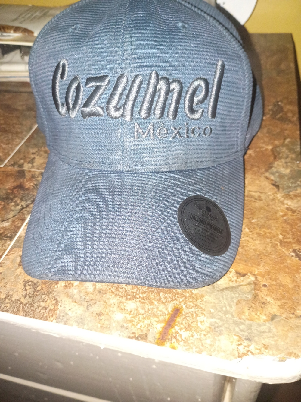 Cozumel Mexico Embroidered Navy Men's Baseball Cap! Good Shape Condition